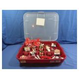 Asst. Ornaments in Plastic Storage Case