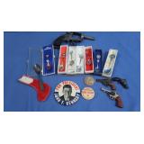 American Bulldog Pistol Frame,Souvenir Spoons,JFK