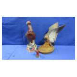 Wild Turkey&Lionstone Whiskey Decanters,Duck