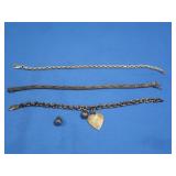 Sterling Bracelet & Charms