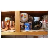 Mixed Coffee Mug Lot-Crofton Copper Crayola,Red