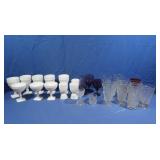 Milk Glass Egg Cups Goblets&more