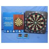 Sportcraft Elec. Dartboard 18"x18"&17" Paper