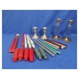 Pewter & Metal Candle Holders&Candles