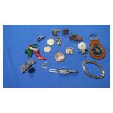Costume Jewelry-Cufflinks,Tie Bars,Charms