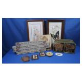 Home Decor,2 17x9 Framed Art Pcs.&more