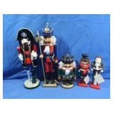 15&8" Tall Wooden Nutcrackers