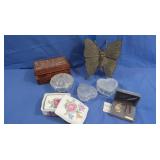 Vintage Ombra Brasic Brass Butterfly&Various