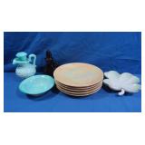 Glassware Lot Incl Vintage Avon Mini