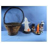 Halloween&Fall Dï¿½cor w/Wicker Basket