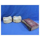 Antique Leather Bound Harpers Mag Book Vol.