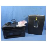 Paper Shredder&Epson WiFI Printer