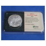 2002 Unc. American Eagle 1 oz. Fine Silver