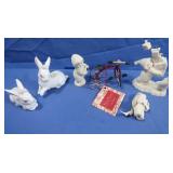Dept 56 "Snowbabies" 3 figures,Hallmark Bicycle