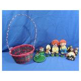 Vintage Raggedy Ann&Andy Banks&Looney Tunes