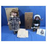 2 Boys Collection Porcelain Dolls