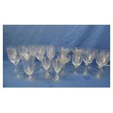 Glass Stemware,Some etched w/Designs