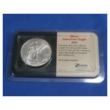 2002 Unc. American Eagle 1 oz. Fine Silver