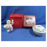 Lenox Casserole Dish&2012 Snowman