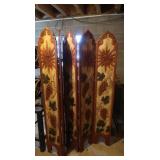 5 Panel Room Divider Solid Wood 68x55"