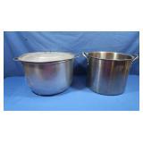 2 Large Alum. Stock Pots