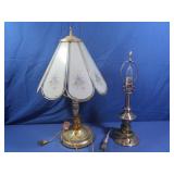2 Table Lamps,both work, 1 missing