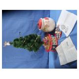 18" Tall Musical Advent Tree&Cookie Jar