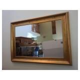 Ornate Gold-framed Wall Mirror 45"x33"