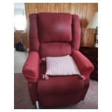 Electric Power Lift Recliner,works,stained&worn