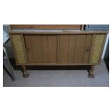 Vintage Storage Cabinet,Wooden 39.5x15.5x24.5"H