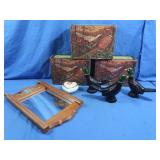 3 Avon Pheasant Decanters,Princess Di Music Box