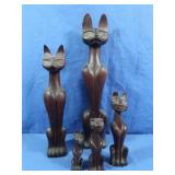 MGM Handcarved Siamese Cats