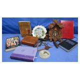 Sm Wooden Cuckoo Clock,Religious Books&more
