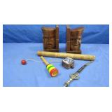 Wooden Bookends,Music Box,LetterOpener&more