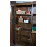 Wooden Shelf(no contents) 28x11.5x71.75"