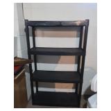 Plastic Shelf Unit,31.25x11.75x52"H