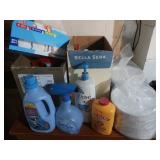 Paper Plates,Cleaning Supplies(Windex,Comet&more)