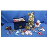 Lge Variety of Christmas Ornament,Lighted Angel