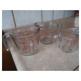 3 AH Glass Measuring Cups