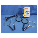 Magnifiers,Handheld Magnetic Base,Folding
