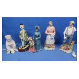 Vintage Homco Home Interiors Porcelain Figures,3