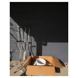 Quad Cane Crutches&Potty Chair