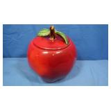 Vintagle Apple Shaped Cookie Jar,Ceramic
