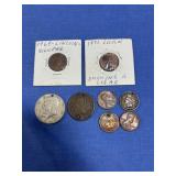 Drilled/Stamped Coins, 1964 Kennedy Half Large