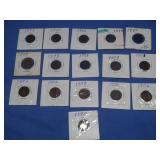 15 Indian Head Pennies