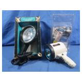 Spotlights,Rechargable 2 Mil Candlepower,12V