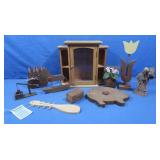 Wooden Trinket Box 11.5x4.5x10.5"H&Wood Trinket