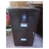2 Drawer Metal Filing Cabinet 15x18x29"