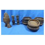 Handcarved Wooden Bowls,Wooden Scupture&more