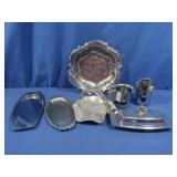 S.S. Butter Dishes,Creamers,Serving Platter&more